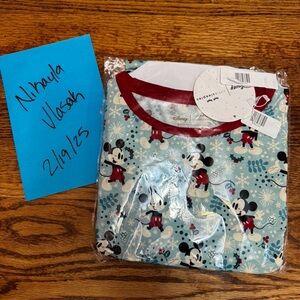 Little Sleepies Disney Mickey Wonderland men top Large